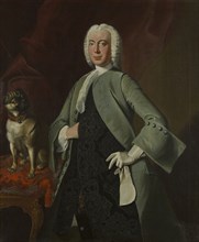 R. Harvie, Portrait of probably Cornelis van Rijckevorsel (1705-1777), portrait painting footage linen oil, Standing rectangular
