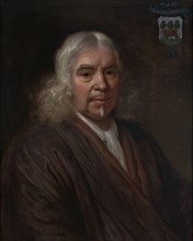 Portrait of possibly Gerrit Pietersz. Verbosch, portrait painting visual material wood oil, Standing rectangular portrait of man