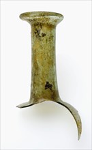 Fragment of part of body, part of shoulder, neck and lip of bottle, bottle holder soil find glass, cm - 2.0 cm) with flattened