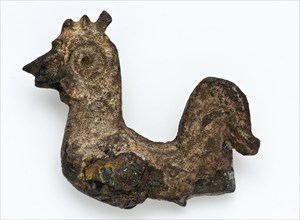 Small brass cock, part of tap, tap or decoration, artifact tap decorative fittings soil find copper brass metal, cast Handle