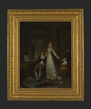 Nicolaes Muys, Portrait of Erdwin Adrianus de Jongh (1777-1833) with Theodora Jordens (? -1807) and their daughter Lucia, group