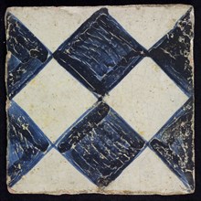 Ornament tile, dark blue on gray, with brushed diamond pattern, as checkerplate, large windows, floor tile tile images ceramic