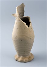 Stoneware jug, Jug or jacobakan, jug on pinched foot, Jug or jacobakan jug crockery holder soil find ceramic stoneware glaze