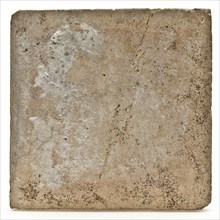 Tile, unglazed, semi-finished, wall tile tile visualization soil find semi-finished ceramic pottery, in form made baked Tile