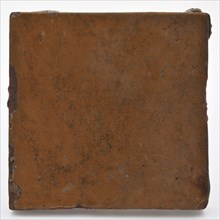 Glazed flagstone, red shard, light brown, tile floor tile tile sculpture soil find ceramic earthenware clay engobe glaze lead