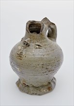 Facial jug or pointed nose, face jar jug crockery holder soil find ceramic stoneware glaze salt glaze, hand turned fired Facial