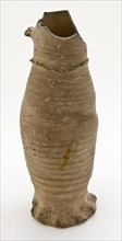 Fragment stoneware Jug or jacobakan, bottom neck profiled edge, Jug or jacobakan jug crockery holder soil find ceramic stoneware