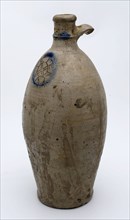 Stoneware jar on stand, arched model, stamped mark on the shoulder, mineral pitcher pitcher pitcher container soil find ceramic