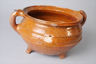 cooking pot crockery holder kitchenware earth discovery ceramics earthenware glaze lead glaze, hand-turned glazed baked Pottery