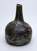 Bulbous bottle, wine bottle bottle holder soil find glass, free blown and shaped glass application Bottle shaped bottle bell