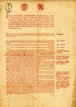 Tax bill with 20 articles in which the attacks for selling coffee, tea, chocolate and other drinks are mentioned, tax bill note