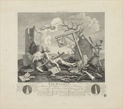 Tailpiece, or the Bathos, April 1764, William Hogarth, English, 1697-1764, England, Etching and