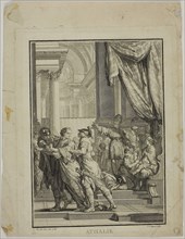 Frontispiece for Athalie, Act V, Scene VI, from Racine’s Oeuvres, 1760 or 1767, Jean-Jacques