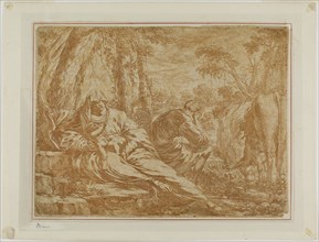 Rest on the Flight into Egypt, n.d., Bartolomeo Biscaino, Italian, before 1629-1657, Italy, Etching
