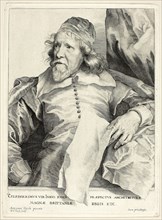 Inigo Jones, 1630/36, printed c. 1800, Robert van Voerst (Flemish, 1597-1636/37), after Anthony van