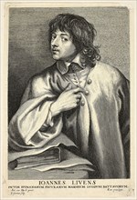 Jan Lievens, 1630/45, Lucas Emil Vorsterman (Flemish, 1595-1675), after Anthony van Dyck (Flemish,