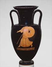 Amphora (Storage Jar), about 460/450 BC, Attributed to the Achilles Painter, Greek, Athens, Athens,