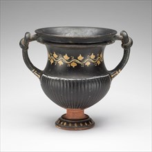 Kantharos (Drinking Cup), 300/275 BC, Greek, Apulia, Italy, Apulia, terracotta, Late Gnathia ware,