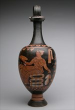 Oinochoe (Pitcher), end of 4th century BC, Attributed to the Mattinata Painter, Greek, Apulia,