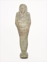Ushabti (Funerary Figurine) of Horudja, Late Period, Dynasty 30 (380–343 BC), Egyptian, Hawara,