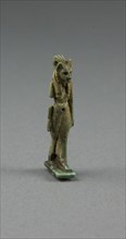 Amulet of the Goddess Bastet, Third Intermediate Period, Dynasty 21–25 (1069–656 BC), Egyptian,