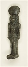 Amulet of the God Horus, Third Intermediate Period, Dynasty 21–25 (1070–656 BC), Egyptian, Egypt,