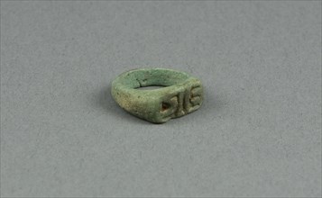 Ring with Hieroglyphs, New Kingdom–Third Intermediate Period?, Dynasty 18–25 (about 1550–656 BC),