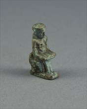Amulet of the God Imhotep, Third Intermediate Period, Dynasty 21–25 (1070–656 BC), Egyptian, Egypt,