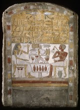 Stela of Amenemhat and Yatu, Middle Kingdom, late Dynasty 12–early Dynasty 13 (about 1870–1770 BC),