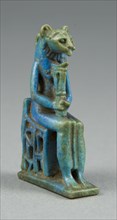 Amulet of the Goddess Sekhmet, Third Intermediate Period (about 1069–664 BC), Egyptian, Egypt,