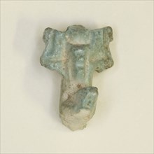 Amulet of the God Shu, Third Intermediate Period, Dynasty 21–25 (1070–656 BC), Egyptian, Egypt,