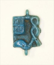 Plaque Amulet with the Name of the God Ptah, Third Intermediate Period, Dynasty 21–25 (1070–656