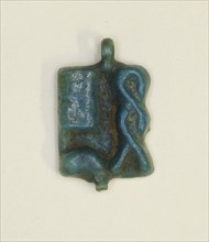 Plaque Amulet with the Name of the God Ptah, Third Intermediate Period, Dynasty 21–25 (1070–656