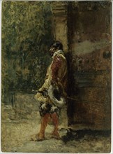 Cavalier, c. 1871, Mariano Fortuny y Marsal, Spanish, 1838-1874, Spain, Oil on wood, 13.7 x 10.2 cm