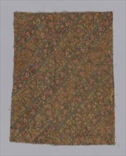 Panel, 18th century, Iran, Iran, linen and silk, tapestry stitch, 52.8 × 42 cm (20 3/4 × 16 1/2 in