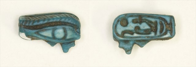 Amulet of the Eye of Horus, New Kingdom, Dynasty 18, reign of Amunhotep III (about 1390–1352 BC),