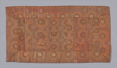 Zagu (Seating Mat), Edo period (1615–1868), 1775/1800, Japan, compound satin weave, silk and