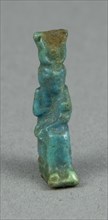 Amulet of the Goddess Isis with Horus as a Child, Late Period–Ptolemaic Period (7th–1st centuries