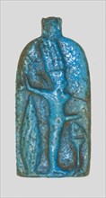 Amulet of the God Amun-Ra Kamutef, Late Period, Dynasty 26–31 (664–332 BC), Egyptian, Egypt,