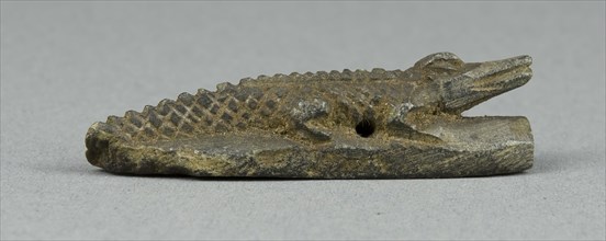 Amulet of a Crocodile, New Kingdom–Third Intermediate Period (about 1500–664 BC), Egyptian, Egypt,