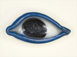 Amulet of a Left Eye, New Kingdom–Late Period (about 1550–332 BC), Egyptian, Egypt, Glass, 1.5 × 3
