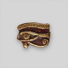 Amulet of the Eye of the God Horus (Wedjat), Ptolemaic Period (305–30 BC), Egyptian, Egypt, Gold, 0