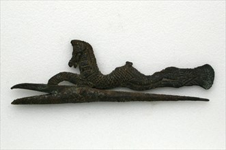 Curling Iron or Hair Crimper, New Kingdom, Dynasty 18 (1550–1292 BC), Egyptian, Egypt, Bronze, 2.25