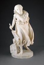 Nydia, The Blind Flower Girl of Pompeii, modeled 1855–56, carved 1858, Randolph Rogers, American,