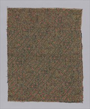 Fragment (Dress Fabric), 18th century, Iran (Persia), Persia, tapestry stitch, silk, 74.5 x 60 cm