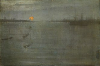 Nocturne: Blue and Gold—Southampton Water, 1872, James McNeill Whistler, American, 1834–1903,