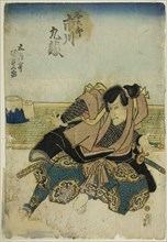 The actor Ichikawa Kuzo II as Tanigoro, c. 1842, Utagawa Kunisada II (Kunimasa III, Toyokuni IV),