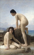 The Bathers, 1884, William Adolphe Bouguereau, French, 1825-1905, France, Oil on canvas, 200.7 ×