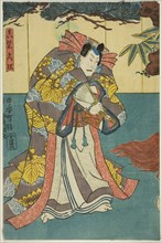 The actor Ichikawa Danjuro VIII as Mashiba Hisatsugu, 1851, Utagawa Kunisada I (Toyokuni III),
