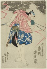 The actor Ichikawa Ebizo V as Asahina Tobei, c. 1841, Utagawa Kunisada I (Toyokuni III), Japanese,